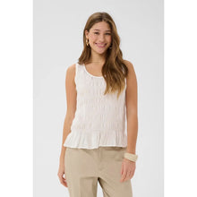 Load image into Gallery viewer, Cream Henva Sleeveless Blouse