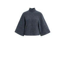 Load image into Gallery viewer, YAYA 01-000655-610 Wide Sleeve Sweater with High Neckline