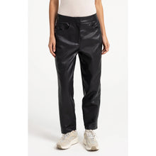 Load image into Gallery viewer, YAYA 01-309289-609 Faux Leather Carrot Fit Trousers