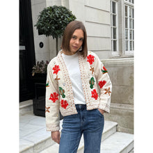 Load image into Gallery viewer, On Trend Isla Beaded Jacket Coral