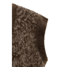 Load image into Gallery viewer, YAYA 01-010186-610 Fluffy Knit Vest with Pattern