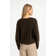 Load image into Gallery viewer, YAYA 01-000631-609 Sweater with Batwing Sleeves and Drawcord Hem