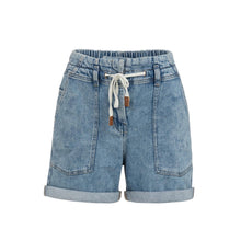 Load image into Gallery viewer, YAYA 01-321031-604 Denim Shorts With Drawstring Waist