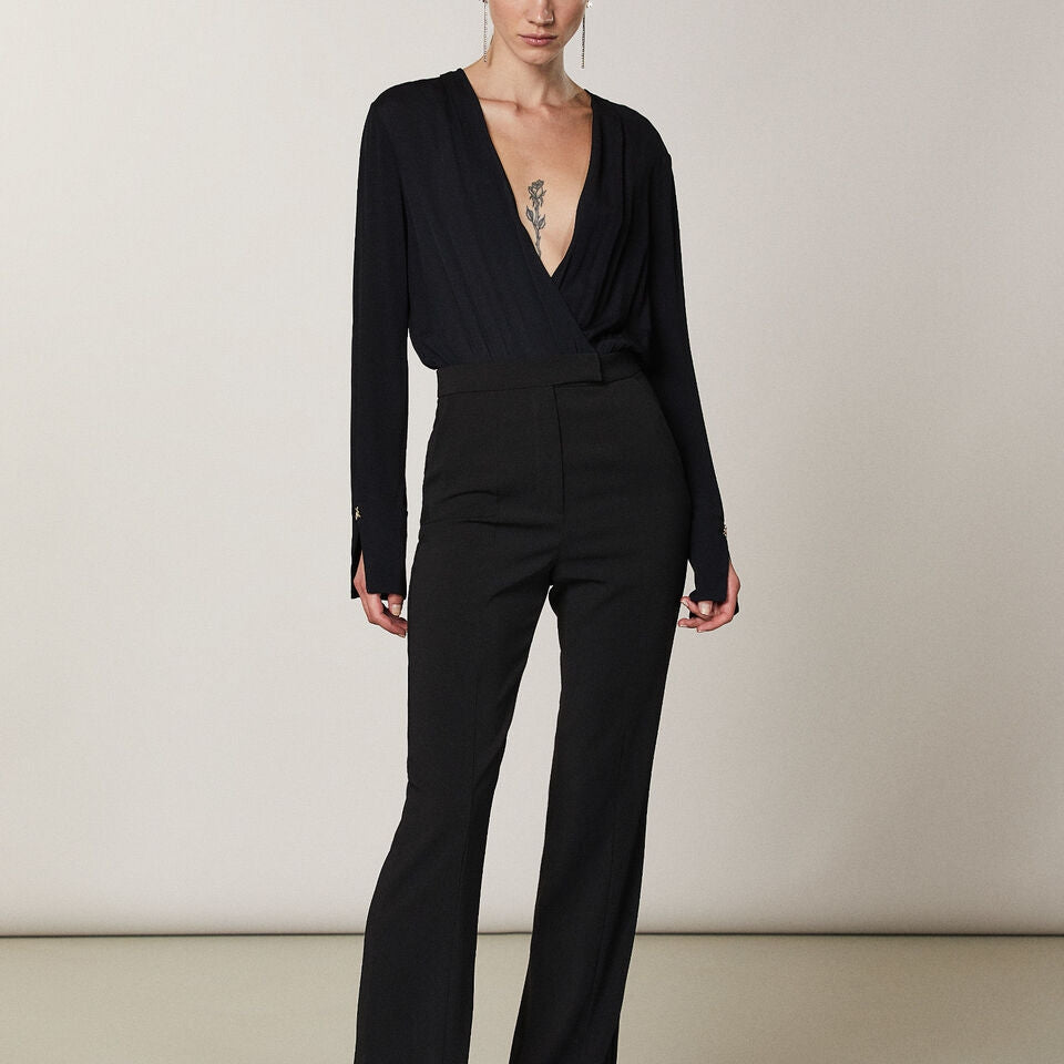 Patrizia Pepe Essential Long Sleeved Jumpsuit