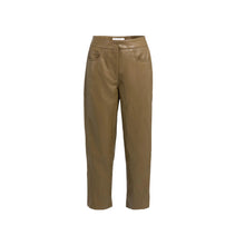 Load image into Gallery viewer, YAYA 01-309289-608 Faux Leather Carrot Fit Trousers
