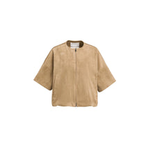 Load image into Gallery viewer, YAYA 01-009081-608 Oversized Suedine Jacket with Short Sleeves
