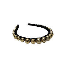 Load image into Gallery viewer, Black Colour HOLLY Beaded Headband
