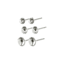 Load image into Gallery viewer, Pilgrim MILLIE Crystal Earrings 3-in-1 Set
