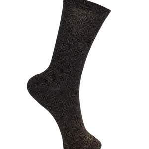 Black Colour LUREX Socks