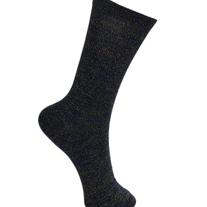 Black Colour LUREX Socks