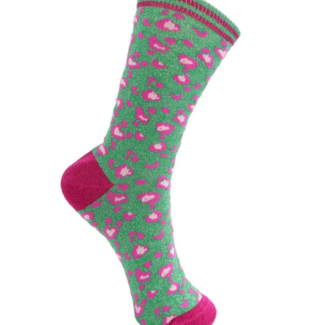 Black Colour Leo Socks