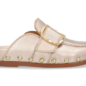 Alpe 5058 Leather Clogs With Studs