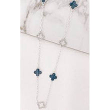 Load image into Gallery viewer, Envy Long Diamante Clover Necklace
