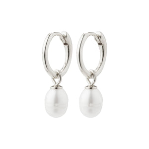 Pilgrim Berthe Pearl Hoop Earrings