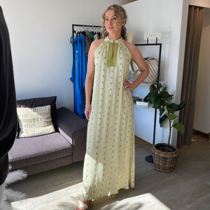Aggel Printed Maxi Dress