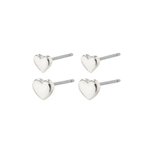 Load image into Gallery viewer, Pilgrim AFRODITTE Heart Earrings 2-In-1 Set
