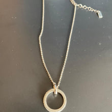 Load image into Gallery viewer, ENVY Crystal Hoop Necklace

