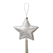 Load image into Gallery viewer, Black Colour TASSEL XL Star Ornament
