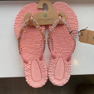 Ilse Jacobsen Cheerful Rhinestone Flip Flops