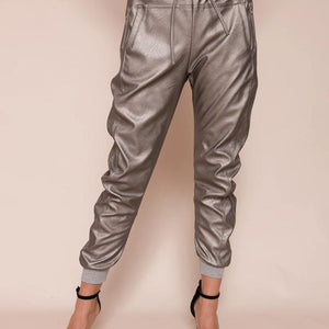 Suzy D Faux Leather Ultimate Joggers