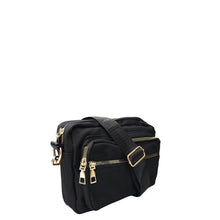 Load image into Gallery viewer, Black Colour VANDA Crossover Bag
