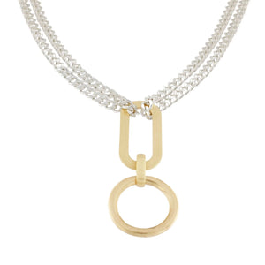 Dansk AUDREY Ovaal Ring Necklace