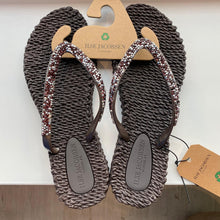 Load image into Gallery viewer, Ilse Jacobsen Cheerful Rhinestone Flip Flops
