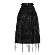 Load image into Gallery viewer, Co&#39; Couture Silla Sequin Halter Top
