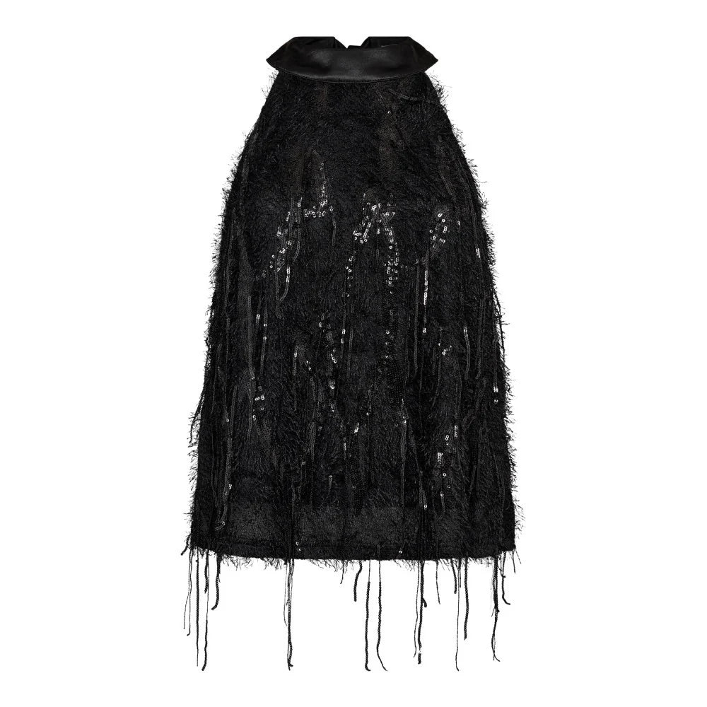 Co' Couture Silla Sequin Halter Top