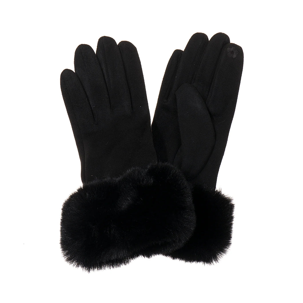 Park Lane Faux Fur Gloves 62