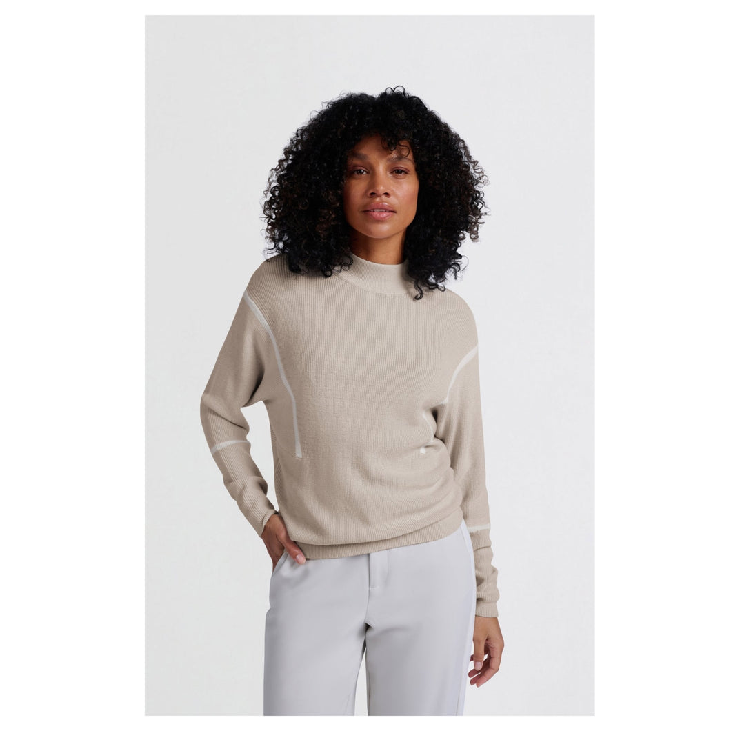 YAYA 000433-501 Sweater With High Neck