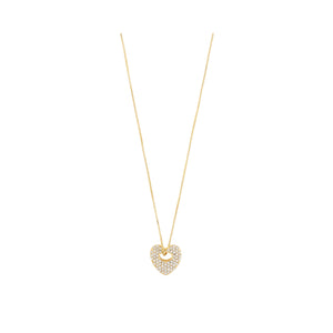 Pilgrim Dune Heart Necklace