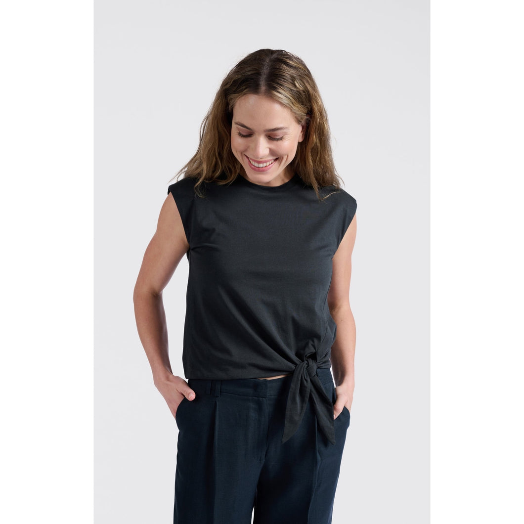 YAYA 709278-505 Sleeveless Knot Top