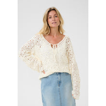 Load image into Gallery viewer, Cream Rusti Knit Blouse
