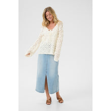 Load image into Gallery viewer, Cream Rusti Knit Blouse
