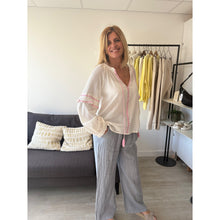 Load image into Gallery viewer, On Trend Embroidered Blouse
