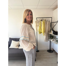 Load image into Gallery viewer, On Trend Embroidered Blouse
