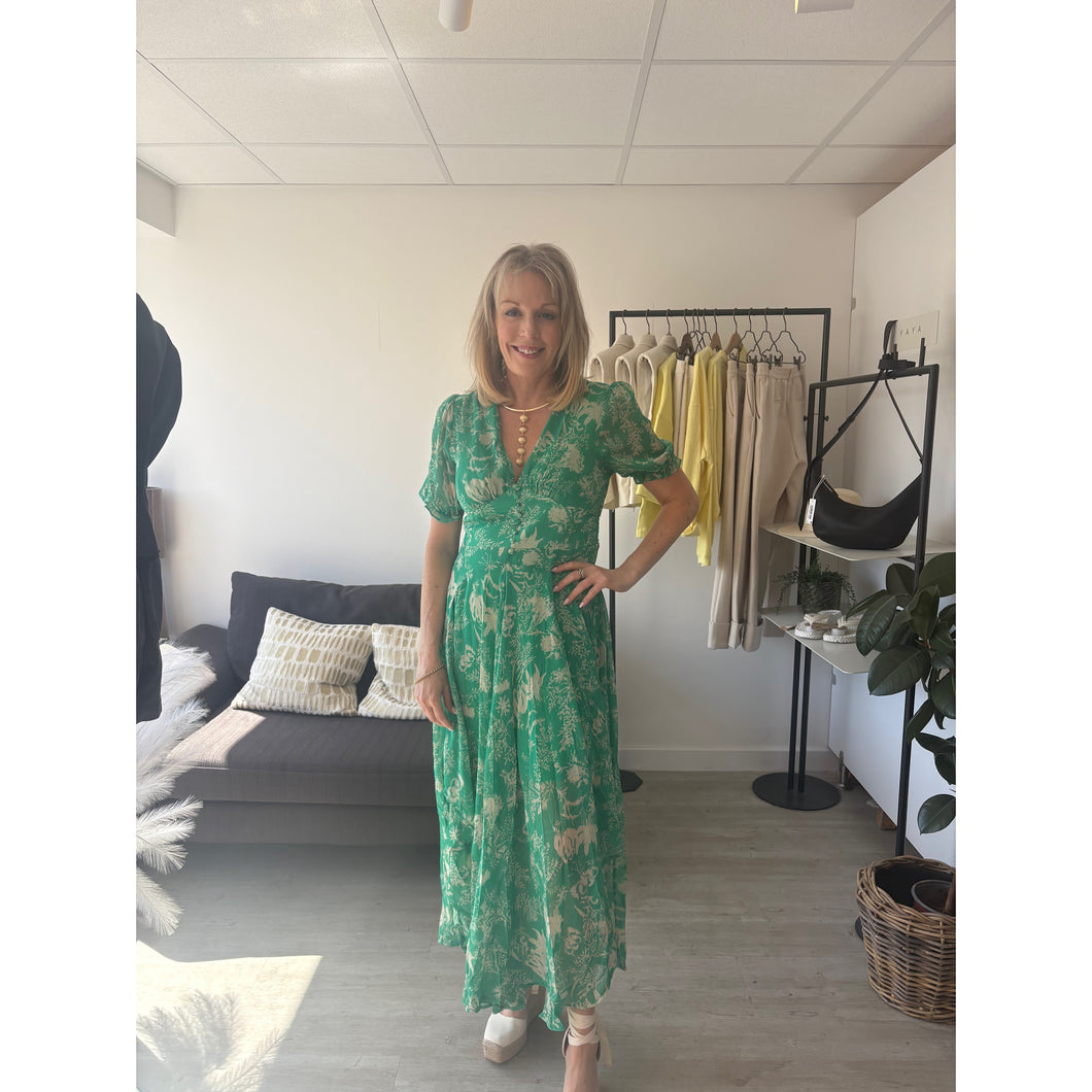 Goa Button Front Floral Dress