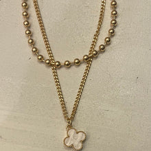 Load image into Gallery viewer, Envy Double Layer Clover Necklace
