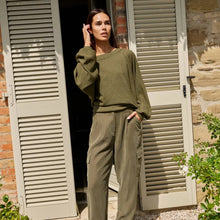 Load image into Gallery viewer, YAYA 01-301254-604 Cargo Trousers with Straight Legs and Pleats
