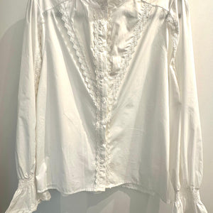 Suzy D SOFIA Lace Trim Detail Shirt