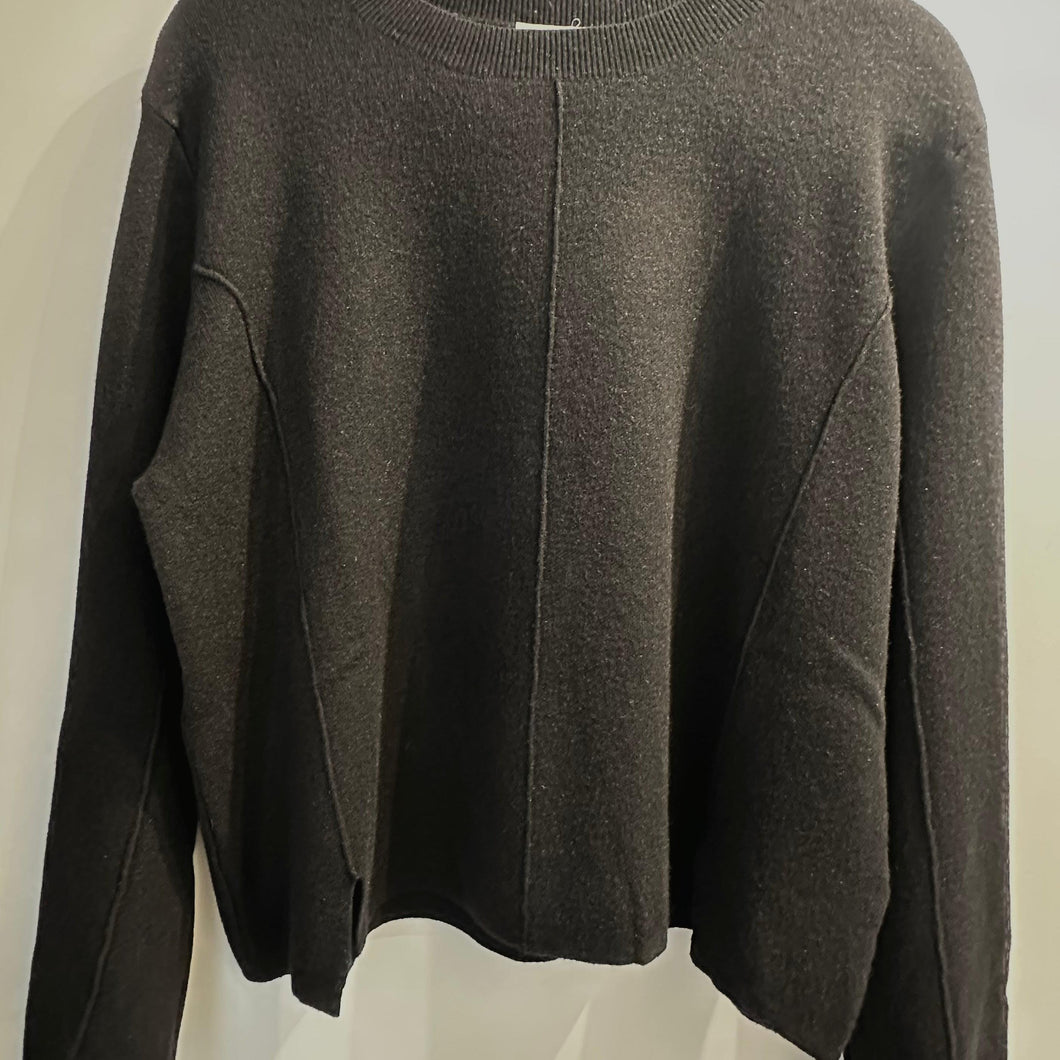 Suzy D TADEA Crew Neck Crop Knit