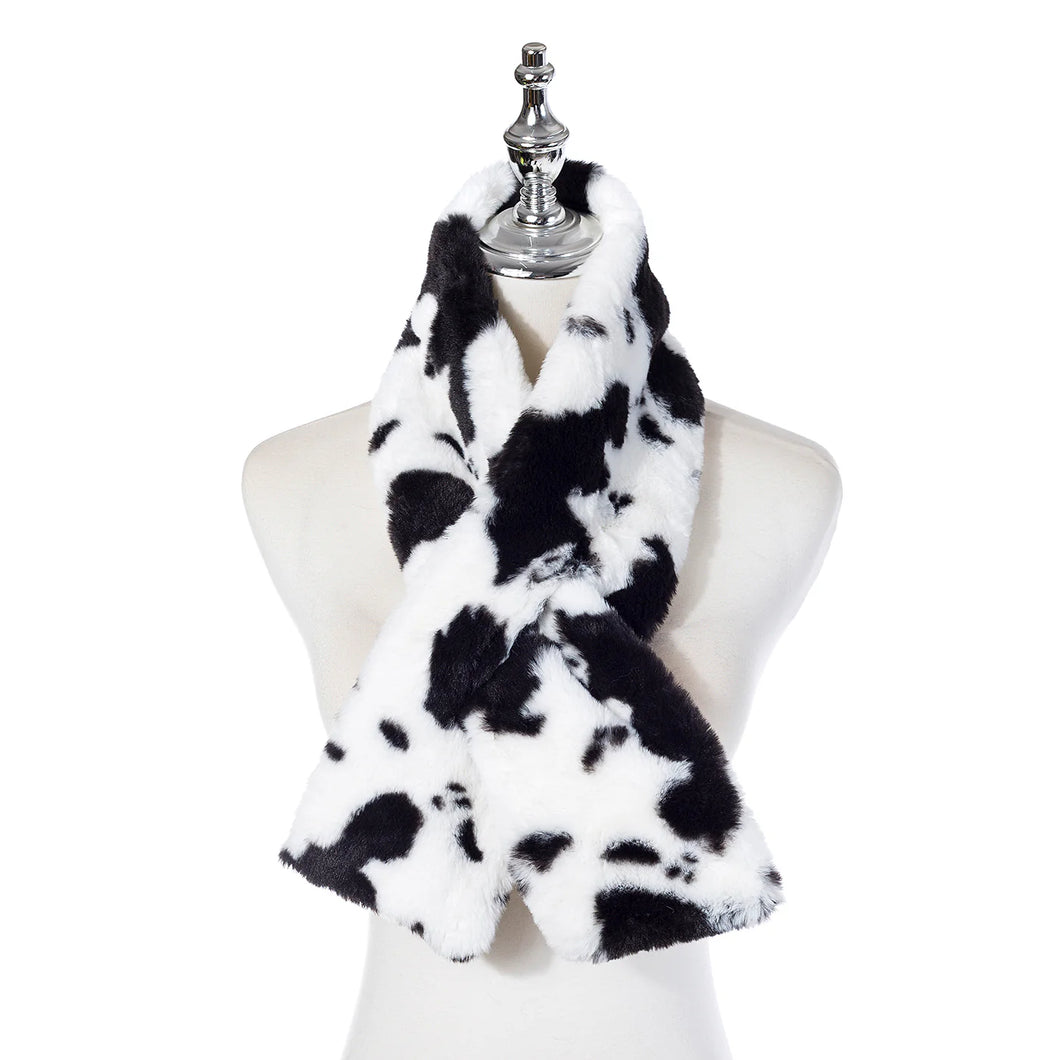Park Lane Cow Print Scarf