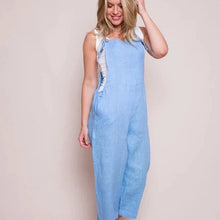 Load image into Gallery viewer, Suzy D SHAYLA Linen Dungarees
