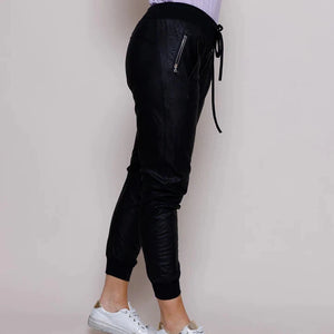 Suzy D Faux Leather Ultimate Joggers