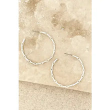Load image into Gallery viewer, Envy Chain Hoop Earrings
