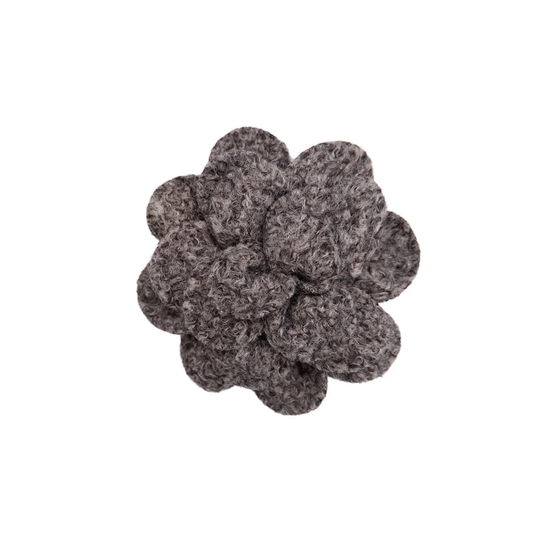 Black Colour Flower Brooch