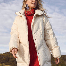 Load image into Gallery viewer, Cream NISA Puffer Jacket

