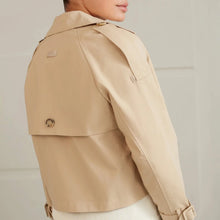 Load image into Gallery viewer, YAYA 001024-402 Cropped Trench Coat
