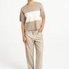 YAYA 309289-608 Faux Leather Trousers